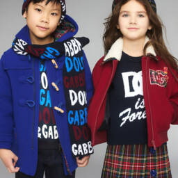 Dolce & Gabbana-Girls Tartan Skirt with Pleats | Childrensalon Outlet