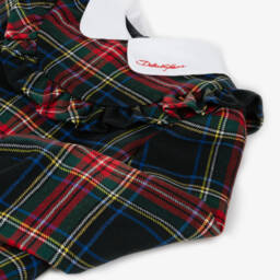 Dolce & Gabbana-Girls Tartan Wool A-Line Dress | Childrensalon Outlet