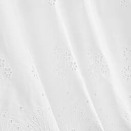 Dolce & Gabbana-Girls White Embroidered Cotton Dress | Childrensalon Outlet