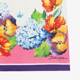 Dolce & Gabbana-تيشيرت قطن جيرسي لون أبيض للمولودات | Childrensalon Outlet