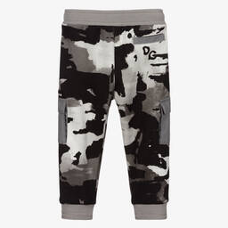 Dolce & Gabbana-Grey Camouflage Joggers | Childrensalon Outlet