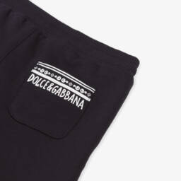 Dolce & Gabbana-Infant Boys Soft Blue Jersey Shorts | Childrensalon Outlet