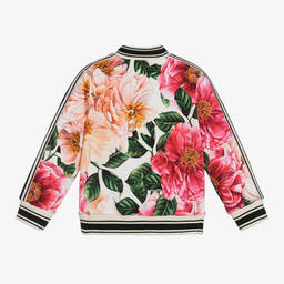 Dolce & Gabbana-Ivory Camellia Zip-Up Baby Top | Childrensalon Outlet