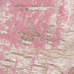 Dolce & Gabbana-Pink & Gold Silk Trousers | Childrensalon Outlet