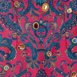 Dolce & Gabbana-Pink Jewelled Jacquard Dress | Childrensalon Outlet