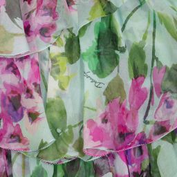 Dolce & Gabbana-Teen Bellflower Silk Dress | Childrensalon Outlet