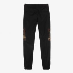 Dolce & Gabbana-Teen Black Camouflage Joggers | Childrensalon Outlet