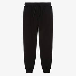 Dolce & Gabbana-Teen Black Gianpiero Joggers | Childrensalon Outlet