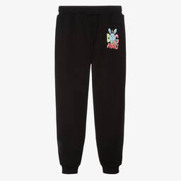 Dolce & Gabbana-Teen Black Gianpiero Joggers | Childrensalon Outlet