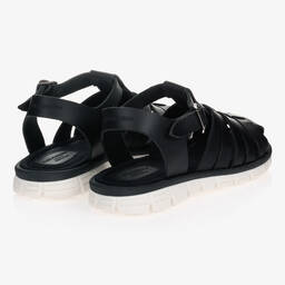 Dolce & Gabbana-Teen Black Sandals | Childrensalon Outlet