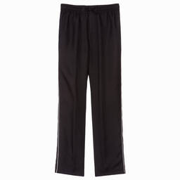 Dolce & Gabbana-Teen Black Silk Trousers | Childrensalon Outlet