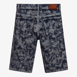 Dolce & Gabbana-Teen Blue Denim Logo Shorts | Childrensalon Outlet