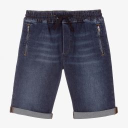 Dolce & Gabbana-Teen Blue Denim Shorts | Childrensalon Outlet