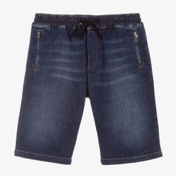 Dolce & Gabbana-Teen Blue Denim Shorts | Childrensalon Outlet