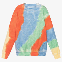 Dolce & Gabbana-Голубой свитшот с эффектом тай-дай для подростков | Childrensalon Outlet