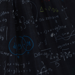 Dolce & Gabbana-Teen Blue Tulle Algebra Skirt | Childrensalon Outlet