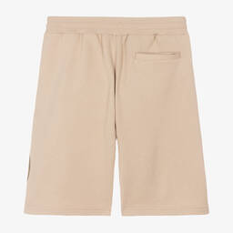 Dolce & Gabbana-Teen Boys Beige Cotton Jersey Coin Shorts | Childrensalon Outlet