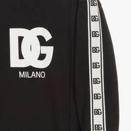 Dolce & Gabbana-Черный хлопковый свитшот | Childrensalon Outlet