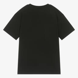 Dolce & Gabbana-Черная хлопковая футболка для мальчиков-подростков | Childrensalon Outlet