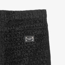 Dolce & Gabbana-Черные джинсы для мальчиков-подростков | Childrensalon Outlet