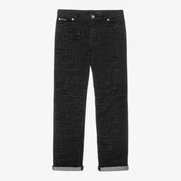 Dolce & Gabbana-Черные джинсы для мальчиков-подростков | Childrensalon Outlet