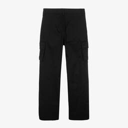Dolce & Gabbana-Teen Boys Black Gabardine Trousers | Childrensalon Outlet
