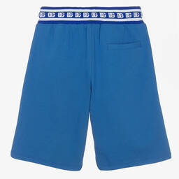  دولتشي آند غابانا-شورت قطن جيرسي لون أزرق فاقع للمراهقين | Childrensalon Outlet