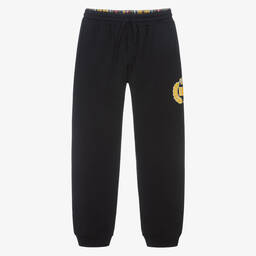 Dolce & Gabbana-Teen Boys Blue Cotton Joggers | Childrensalon Outlet