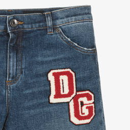 Dolce & Gabbana-Синие джинсы DG для подростков | Childrensalon Outlet