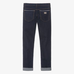 Dolce & Gabbana-Teen Boys Blue Denim Jeans | Childrensalon Outlet