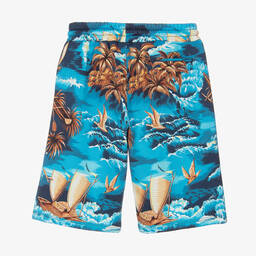 Dolce & Gabbana-Голубые шорты из джерси | Childrensalon Outlet