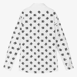 Dolce & Gabbana-Рубашка с принтом DG для мальчиков-подростков | Childrensalon Outlet