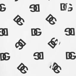 Dolce & Gabbana-Рубашка с принтом DG для мальчиков-подростков | Childrensalon Outlet