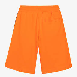 Dolce & Gabbana-Teen Boys Orange Cotton DG Tape Shorts | Childrensalon Outlet