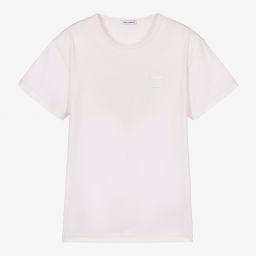 Dolce & Gabbana-Teen Boys Pink Cotton T-Shirt | Childrensalon Outlet