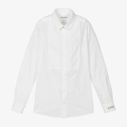 Dolce & Gabbana-Белая парадная рубашка под смокинг | Childrensalon Outlet