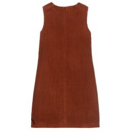 Dolce & Gabbana-Teen Brown Corduroy Dress | Childrensalon Outlet