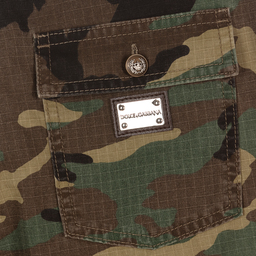 Dolce & Gabbana-Teen Camouflage Cargo Trousers | Childrensalon Outlet