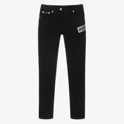Dolce & Gabbana-Teen Diamanté Logo Jeans  | Childrensalon Outlet