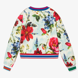Dolce & Gabbana-Свитшот DG с цветами для подростков | Childrensalon Outlet