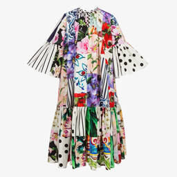 Dolce & Gabbana-Teen Girls Floral Maxi Dress | Childrensalon Outlet