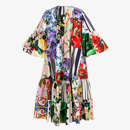 Dolce & Gabbana-Teen Girls Floral Maxi Dress | Childrensalon Outlet