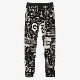 Dolce & Gabbana-ليقنز قطن جيرسي للمراهقات | Childrensalon Outlet