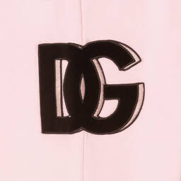 Dolce & Gabbana-Teen Girls Pink DG Logo Joggers | Childrensalon Outlet