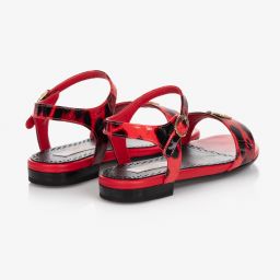Dolce & Gabbana-Красные сандалии для подростков | Childrensalon Outlet