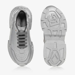 Dolce & Gabbana-Teen Girls Silver Daymaster Sneakers | Childrensalon Outlet