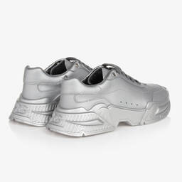 Dolce & Gabbana-Teen Girls Silver Daymaster Sneakers | Childrensalon Outlet