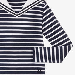Dolce & Gabbana-Teen Girls Striped Sailor Top | Childrensalon Outlet