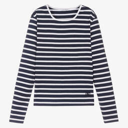 Dolce & Gabbana-Teen Girls Striped Sailor Top | Childrensalon Outlet