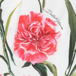 Dolce & Gabbana-Белые шорты с гвоздиками | Childrensalon Outlet